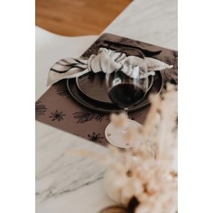 Tischauflage, Fir Branch Cinereous