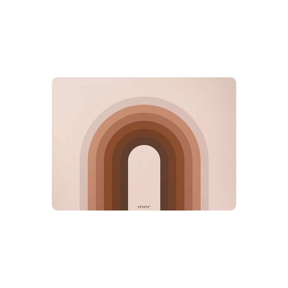 Tischauflage, Retro Bow Brown