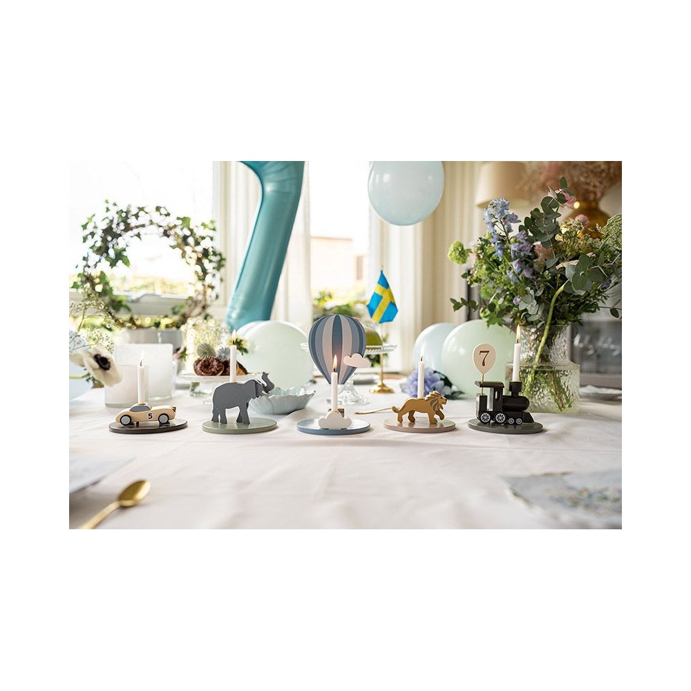 Geburtstagsdekoration (5-teilig) / Zug