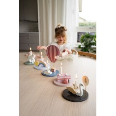 Geburtstagsdekoration (5-teilig) / Schwan