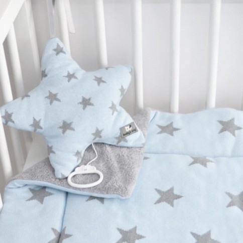 Seulement pour bébé Krabbeldecke / PlayPen Insert, Star / Bleu