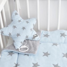 Seulement pour bébé Krabbeldecke / PlayPen Insert, Star / Bleu