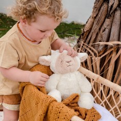 Kuscheltier Hase Baxter / Gr. S / Blau