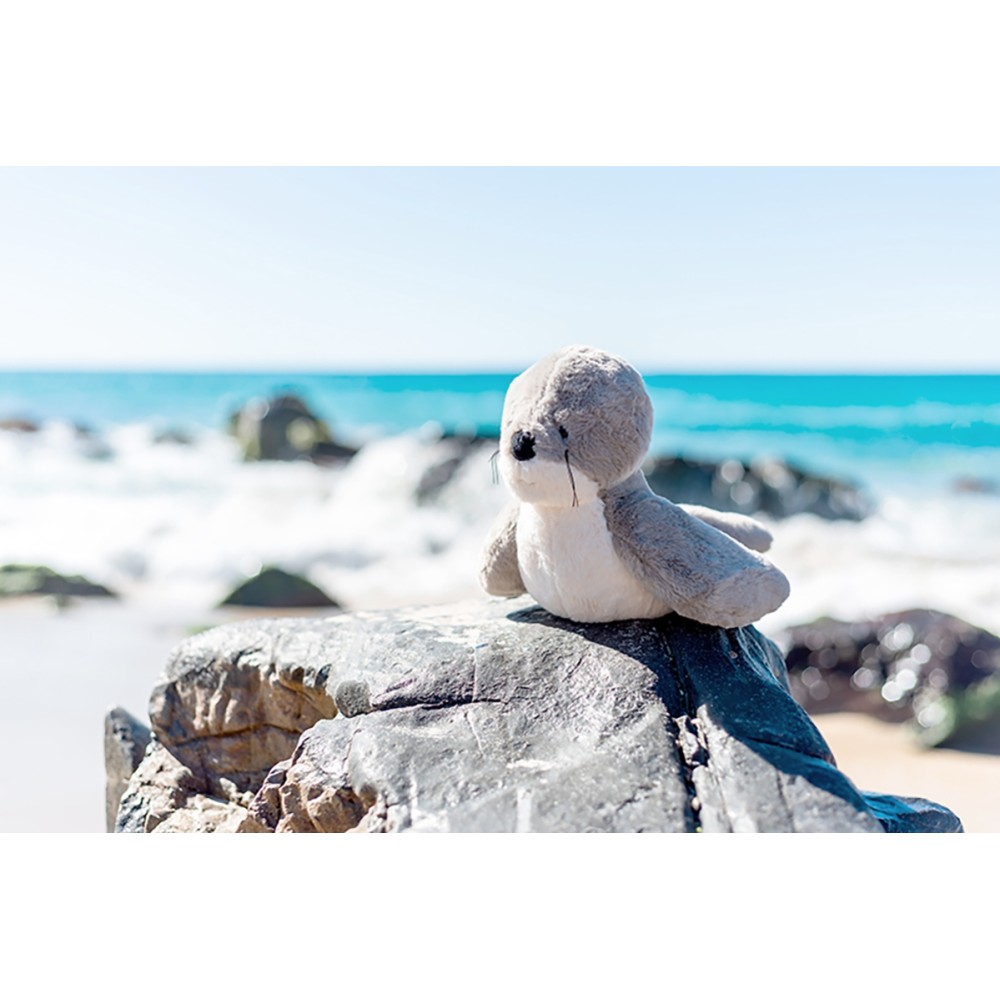 Kuscheltier Robbe Soli / Gr. M / Grau