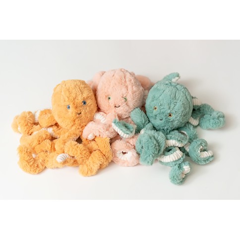 Kuscheltier Oktopus Ollie / Gr. M / Orange