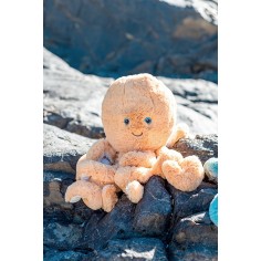 Kuscheltier Oktopus Ollie / Gr. M / Orange