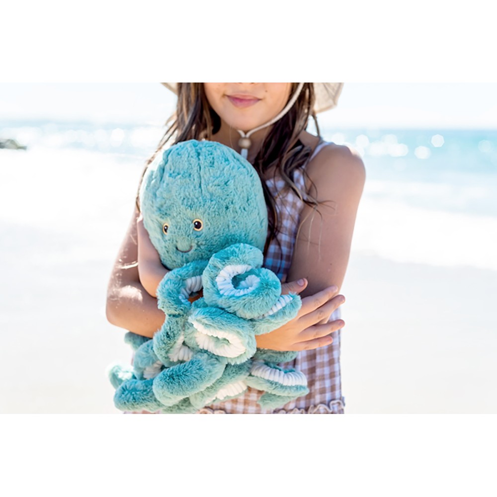 Kuscheltier Oktopus Reef / Gr. M / Türkis