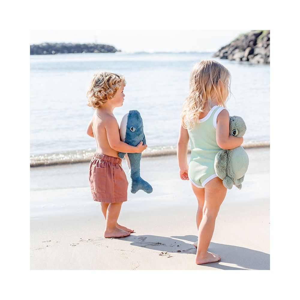 Kuscheltier Wal Hurley / Gr. M / Blau