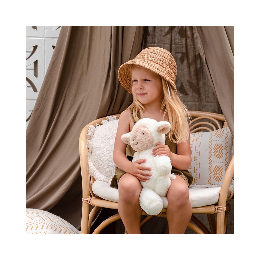 Kuscheltier Lamm Lee / Gr. M / Weiß