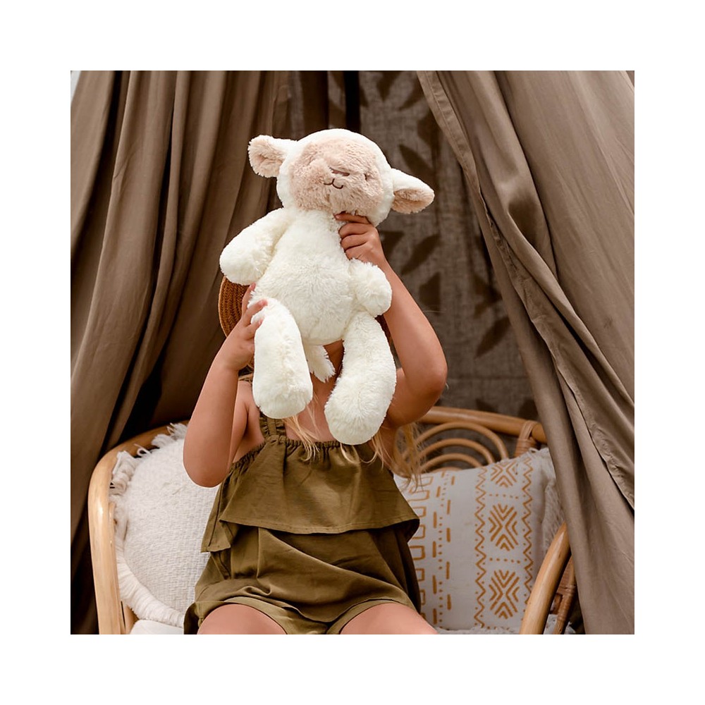 Kuscheltier Lamm Lee / Gr. M / Weiß