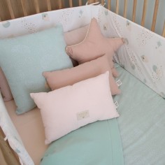 Tibet en tissu fixe, rose de rêve