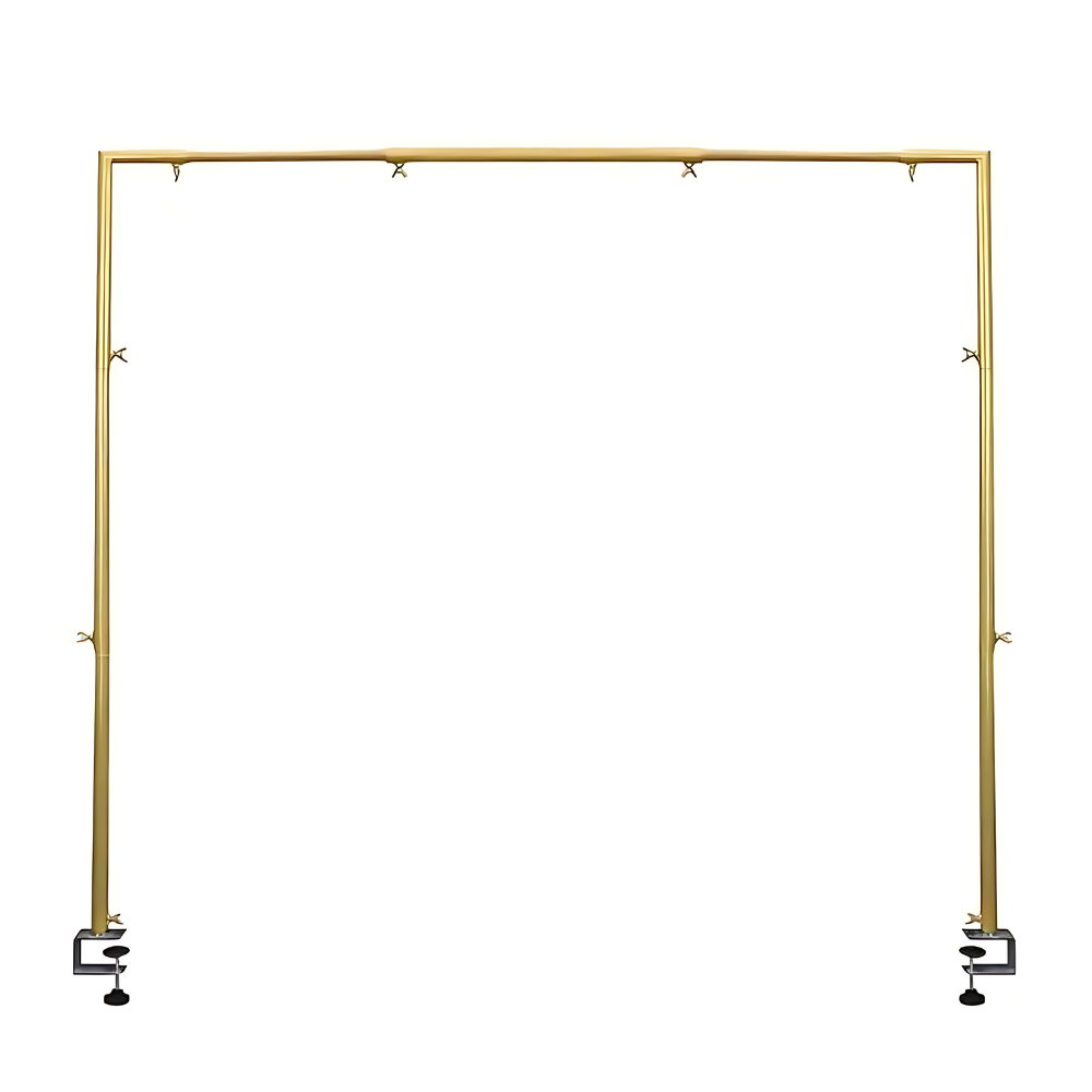 affichage de table de décoration réglable, or