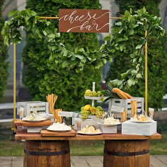 affichage de table de décoration réglable, or