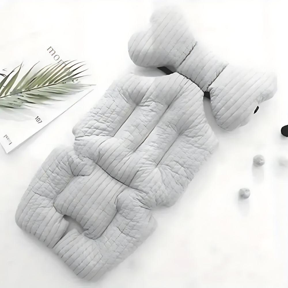 Kinderwagen/ Buggy Sitzauflage aus Baumwolle, Nordic Grey