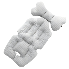 Kinderwagen/ Buggy Sitzauflage aus Baumwolle, Nordic Grey