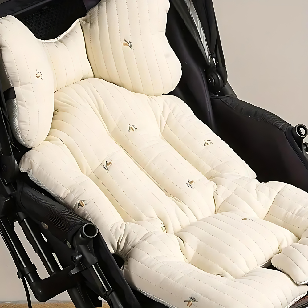 Caille de siège de coton de bébé / buggy coton, tulipe