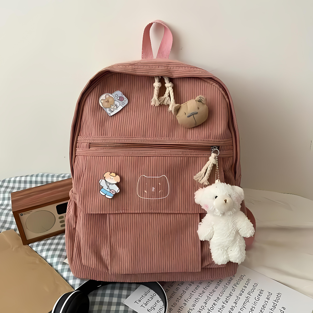 Sac à dos pour enfants Velvet, Rose