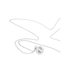 Bola-Kugel / Schwangerschaftskette Eva, Füsschen Silber