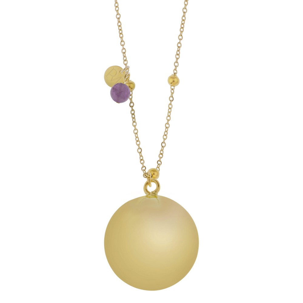 Bola-Kugel / Schwangerschaftskette Olivia, Amethyst