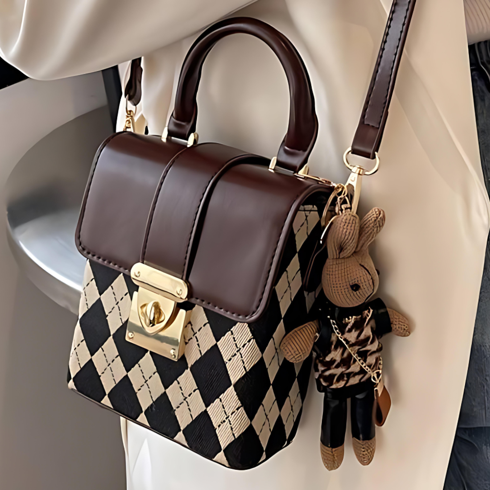 Tasche, Kaninchen/ Braun