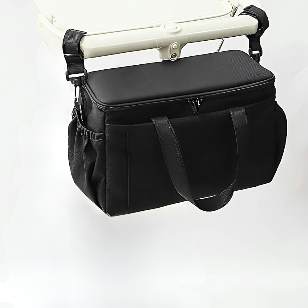 multifunktionaler Kinderwagen Organizer, gross, Schwarz