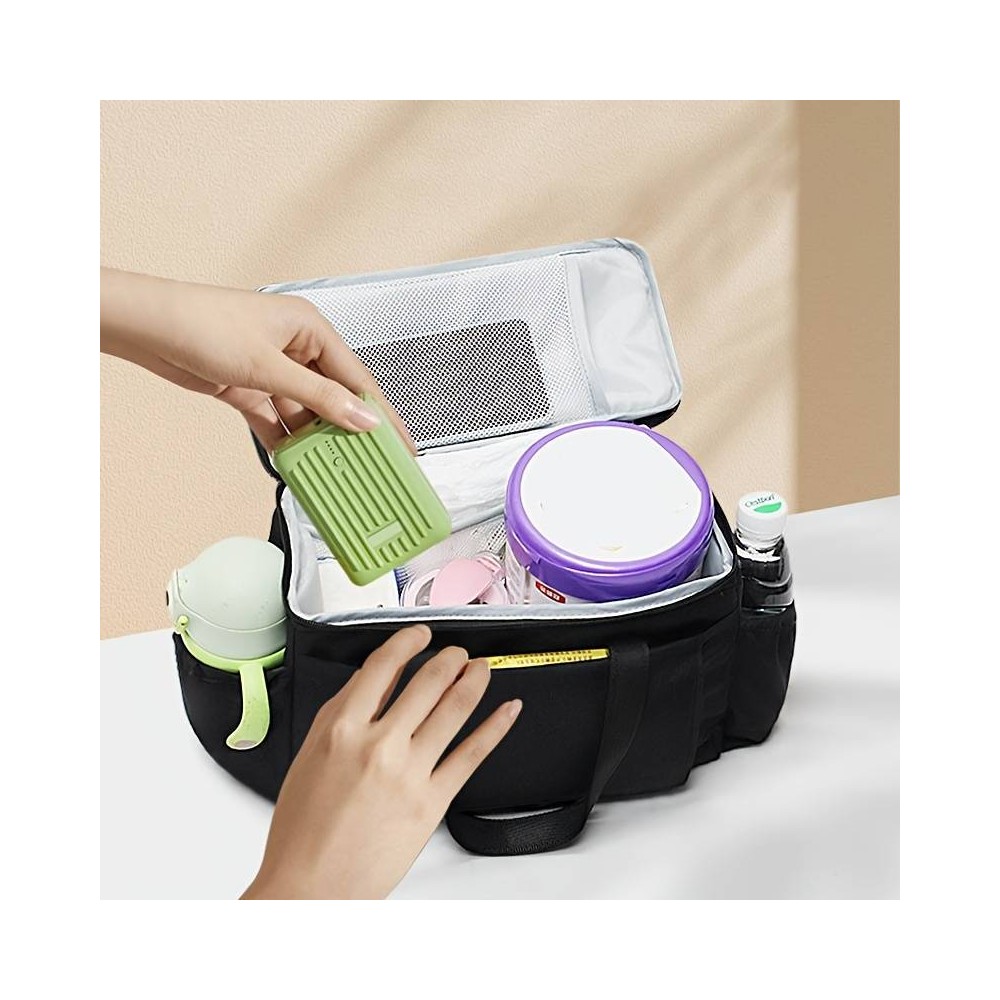 organisateur de poussette multifonctionnelle, grand, noir