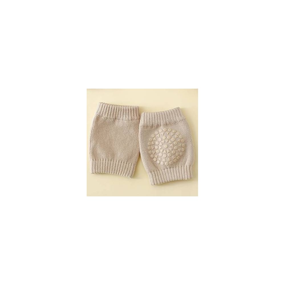 Baby Knieschoner mit Anti-Rutsch Haftung, Beige