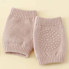 Baby Knieschoner mit Anti-Rutsch Haftung, Rose