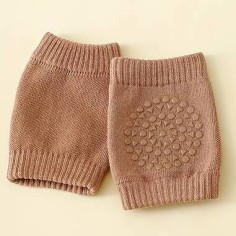 Baby Knieschoner mit Anti-Rutsch Haftung, Toffee