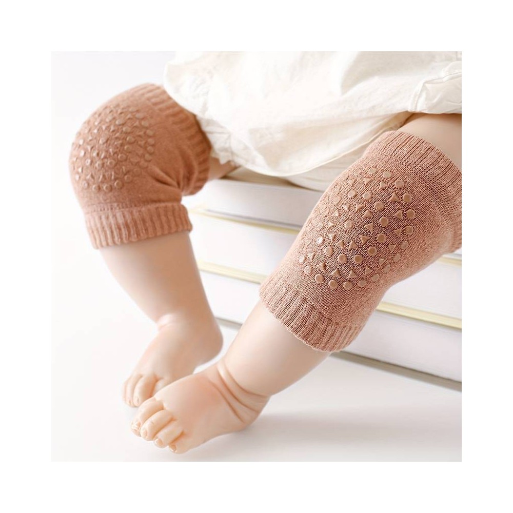 Baby Knieschoner mit Anti-Rutsch Haftung, Toffee