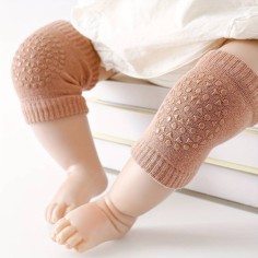 Bébé genou Chrones avec adhésion antidérapante, caramel