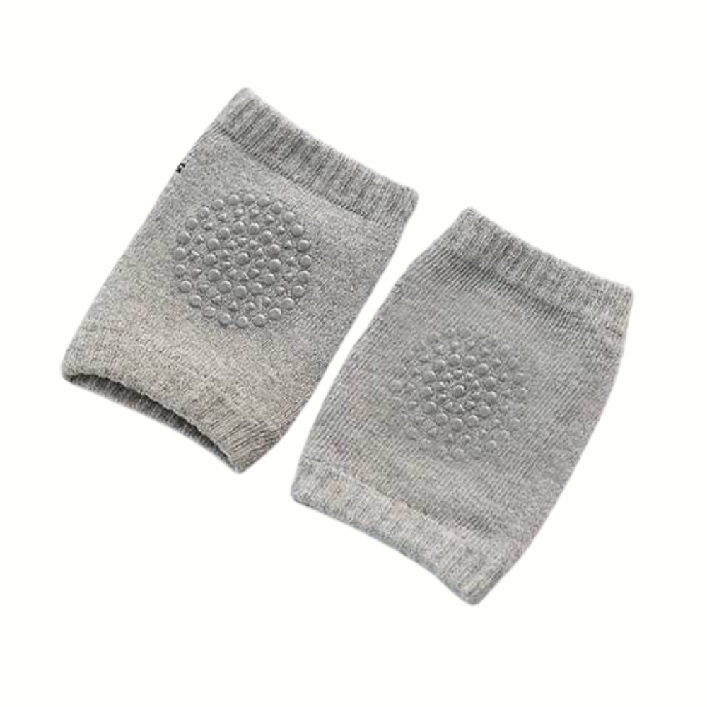 Baby genou Chrones avec adhésion antidérapante, 0-2 ans, gris