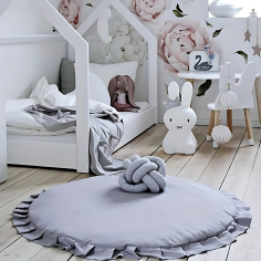 Krabbeldecke / match / tapis pour enfants, gris