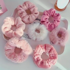 Caoutchouc de cheveux croquants, 6 pièces