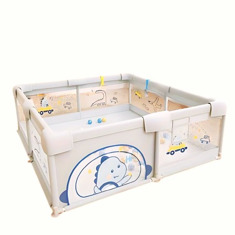PLAYPEN / PLAYPEN, DINO GREY (120 x 120 cm)