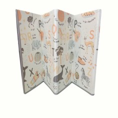 faltbare Spielmatte Alphabet, 200 x 180 cm
