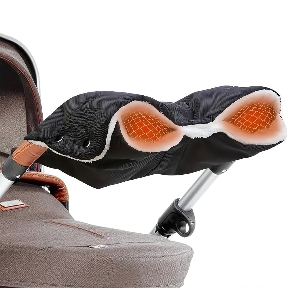 Kinderwagen Handwärmer, Schwarz