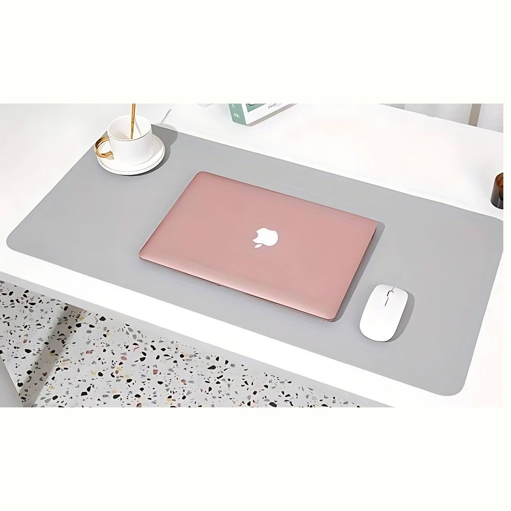 Schreibtischmatte, Grau