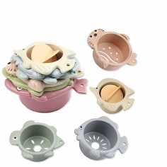 Tasse de bain, empilable