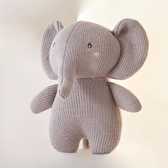 Bear en peluche au crochet, éléphant