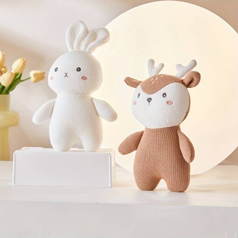Ours en peluche au crochet, lapin