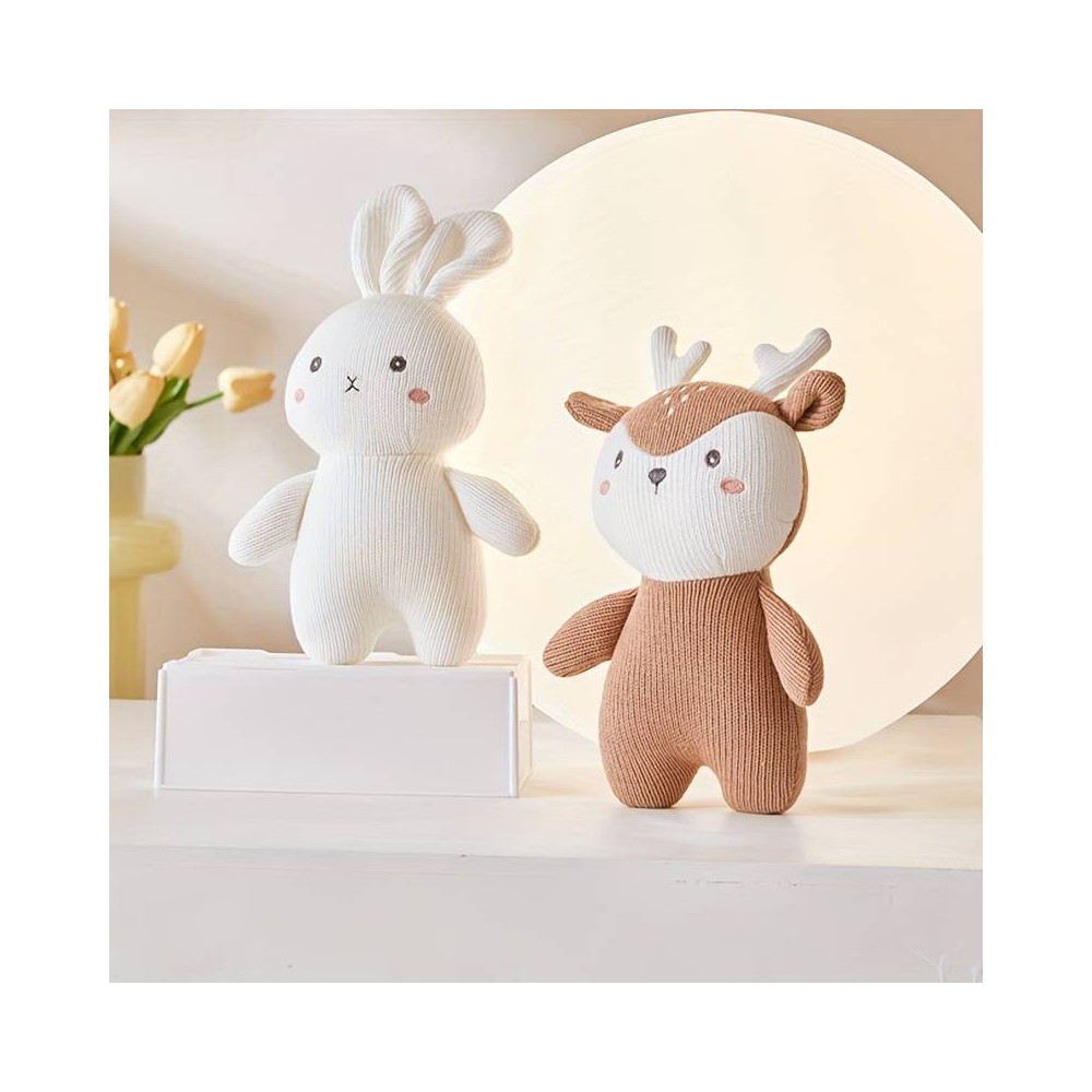 Ours en peluche au crochet, lapin