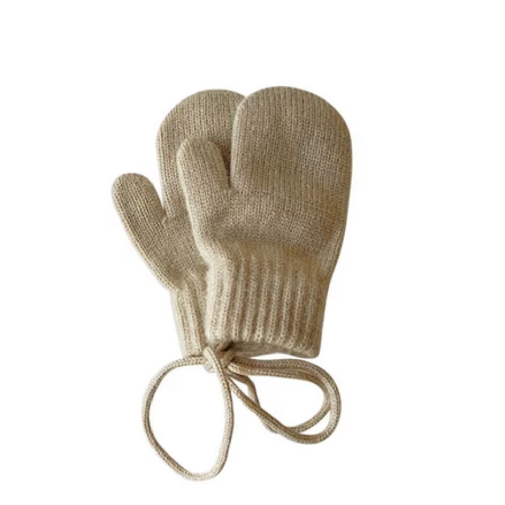 Alpakawolle Handschuhe (1-4 Jahre), Beige