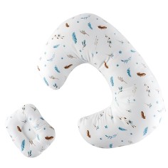 Oreiller de soins infirmiers en forme de U, plumes