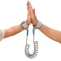 Ruban de sécurité pour enfants / chaîne de bébé anti-perte, bleu