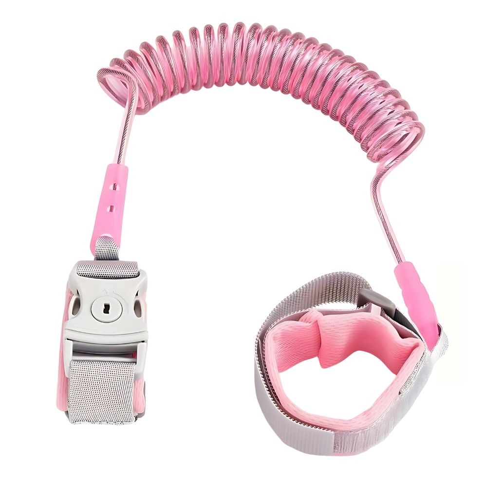 Ruban de sécurité pour enfants / chaîne de bébé anti-perte, rose