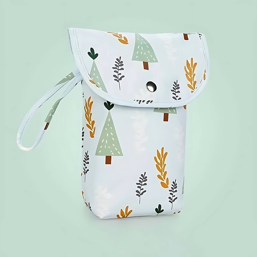 wasserdichte Windeltasche/ Kulturbeutel, Wald