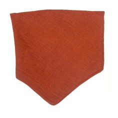 Bandana Halstuch aus Musselin Baumwolle, Rust