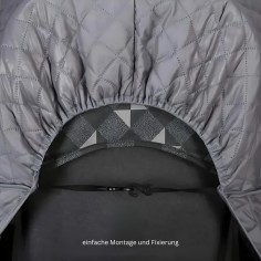 Couverture de pluie de qualité supérieure universelle, bleu foncé