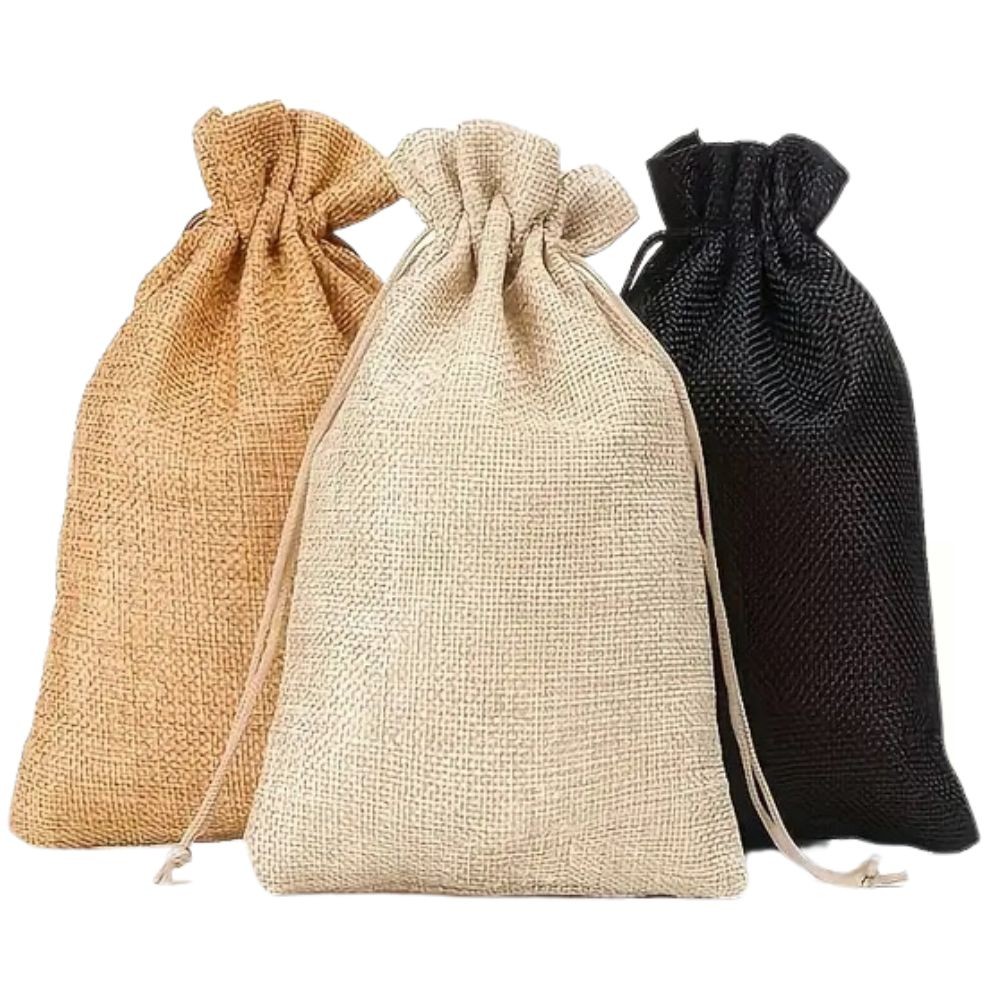 Calendrier de l'Avent Dyi avec des sacs de jute pour suspendre